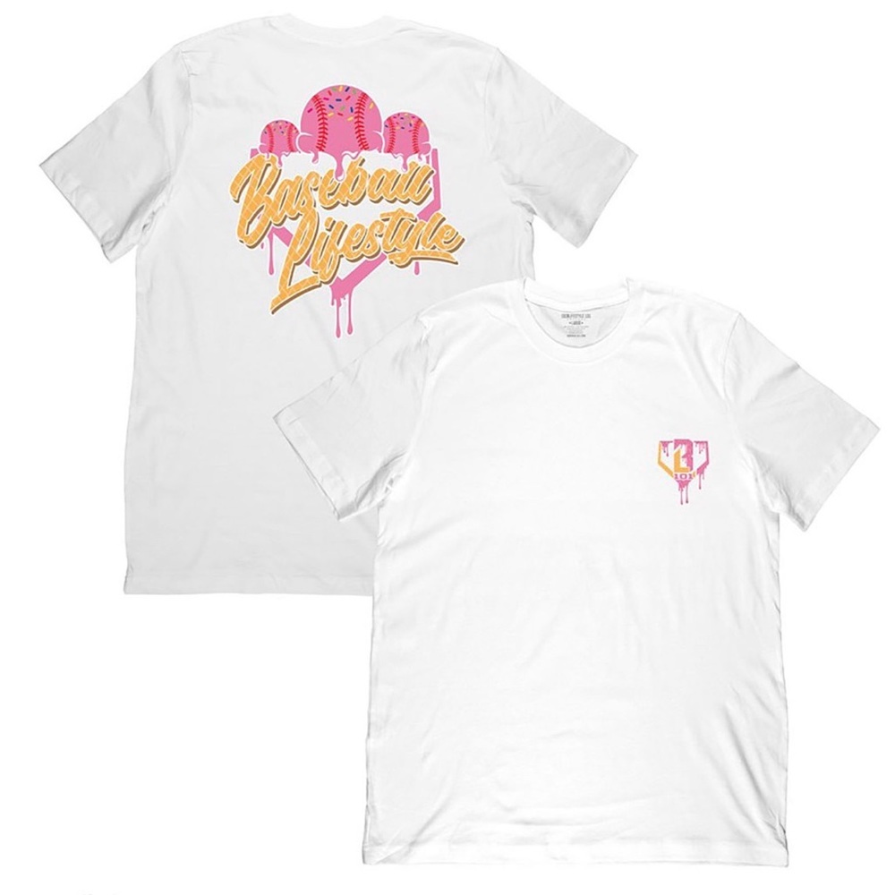 Baseball Lifestyle 101 Ice cream tee